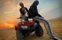 Quad Bike ATV Tours in Desert of Giza Pyramids with Egyptian Tea
