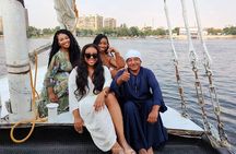 Luxury Feluca on the NiLe with Food included( Romantic Trip) 