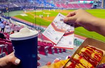 Seoul: Baseball Game Ticket with Dinner/Beer with the host