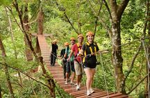 All Inclusive Zipline and Local Floating Farm Tour in Phuket