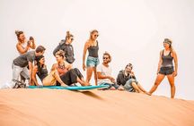 Small-Group Sandboarding Activity in Agadir
