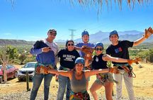 Monster Zip Lines Adventure in La Baja Sur with Pickup 