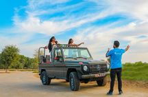 Dubai: Morning Safari by Vintage G Class & Al Marmoom Experience