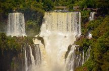 Transport to the Falls + Parque das Aves in a family vehicle.
