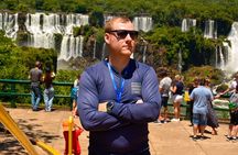 Transport to the Falls + Parque das Aves in a family vehicle.