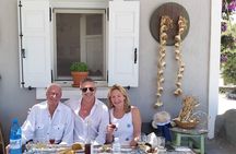 Cork & Fork Tour in Santorini with 2 Wineries and Lunch