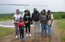 A Helicopter flight Over the Victoria falls 