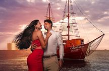 Amazing Romantic Dinner In Cancun On A Spanish Galeon The Best Sunset Activity