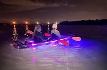 Illuminated Clear Kayak LED Glow Nights Paddle