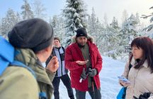 Winter Wonderland Hike in a National Park 