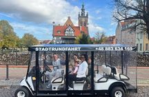 Gdansk: 2H City Sightseeing Tour LIVE GUIDED by Buggy/Golf cart 