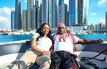 Dubai: Private Boat Tour - JBR/Burj Al Arab/Atlantis options