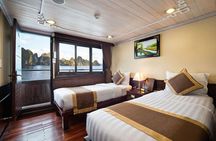 Halong Bay Overnight Cruise With Full Activities Kayak, Swim, Cave, and Meals...