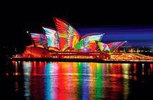 Vivid 90-Minute Sydney Harbour Intimate Catamaran Cruise with Canapes