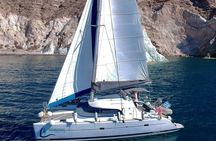 Santorini: Special Occasions Catamaran Cruise, All Inclusive