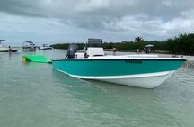 Private Boat Tour to Sand Bar Snorkel Dolphins and Sunset 