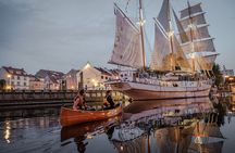 Night Canoe City Tour in Klaipeda