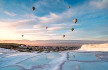 Pamukkale Hot Air Balloon w/Flight Certificates,Champagne Toast & Hotel Transfer