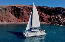 Santorini: Special Occasions Catamaran Cruise, All Inclusive