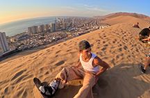 Sandboard activity in Iquique with transfer