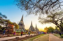 Sunset Selfie Boat Ride at Ayutthaya with A World Heritage Reside