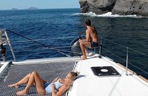 Half Day Premium Catamaran Cruise in Santorini including Oia