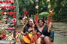  Bamboo River Rafting with limestone foot massage 