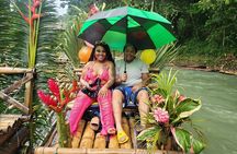  Bamboo River Rafting with limestone foot massage 