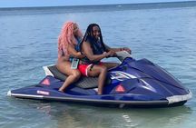 Blue Water Jet Ski and Margaritaville day vibes.
