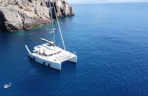 Athens Private Half day Catamaran cruise with meal & drinks