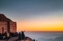 Mount Sinai and St Catherines Monastery from Sharm El Sheikh