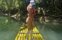 Montego Bay Bamboo Rafting and Hip Strip Private Tour