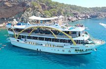 From Antalya To Kemer Mega Star Boat Trip w/Free Transfer