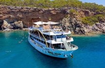 From Antalya To Kemer Mega Star Boat Trip w/Free Transfer