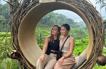 Ubud Tour: Monkey forest, rice terraces, temple, waterfall