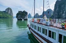 Halong Day Tour Islands, Caves, Kayak, Lunch w Dragonfly Cruise
