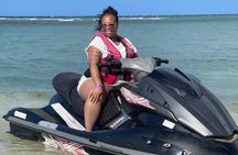 Blue Water Jet Ski and Margaritaville day vibes.