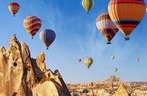 Cappadocia Hot Air Ballon Flight in Goreme Over fairy Chimneys 