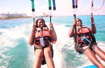 Cancun Fly and Swim Parasailing and Snorkeling Combo Tour