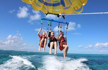 Cancun Fly and Swim Parasailing and Snorkeling Combo Tour
