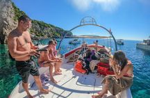 Blue Cave, Green Cave & Lopud Beach small group Speed boat Tour