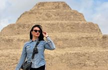 Private Day Dahshur Pyramid,Sakkara step Pyramid,Memphis Old City