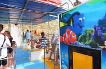 Dory's Glass Bottom Boat Adventure in Pserimos and Pserimos Beach