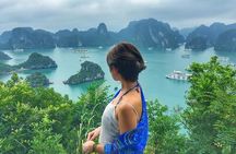 Full Day Tour to Halong with Cave and Titop island from Hanoi 