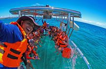 Tour Isla Mujeres excursion in Collective Transparent Boat