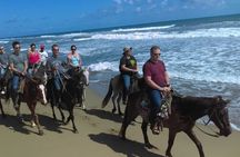 Short Excursion horseback riding tours on the beach and mountain