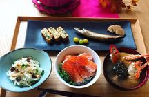 Washoku, a cooking class of Japanese food in Shibuya, Tokyo