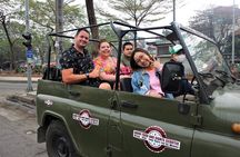 Hanoi Jeep Tours Led By Women: City & Countryside Half Day Combo 