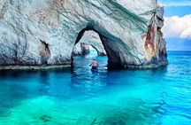 Zakynthos Half day tour Shipwreck beach Blue Caves by small boat 
