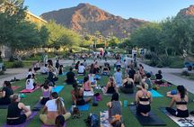 Yoga Session At Papago Park